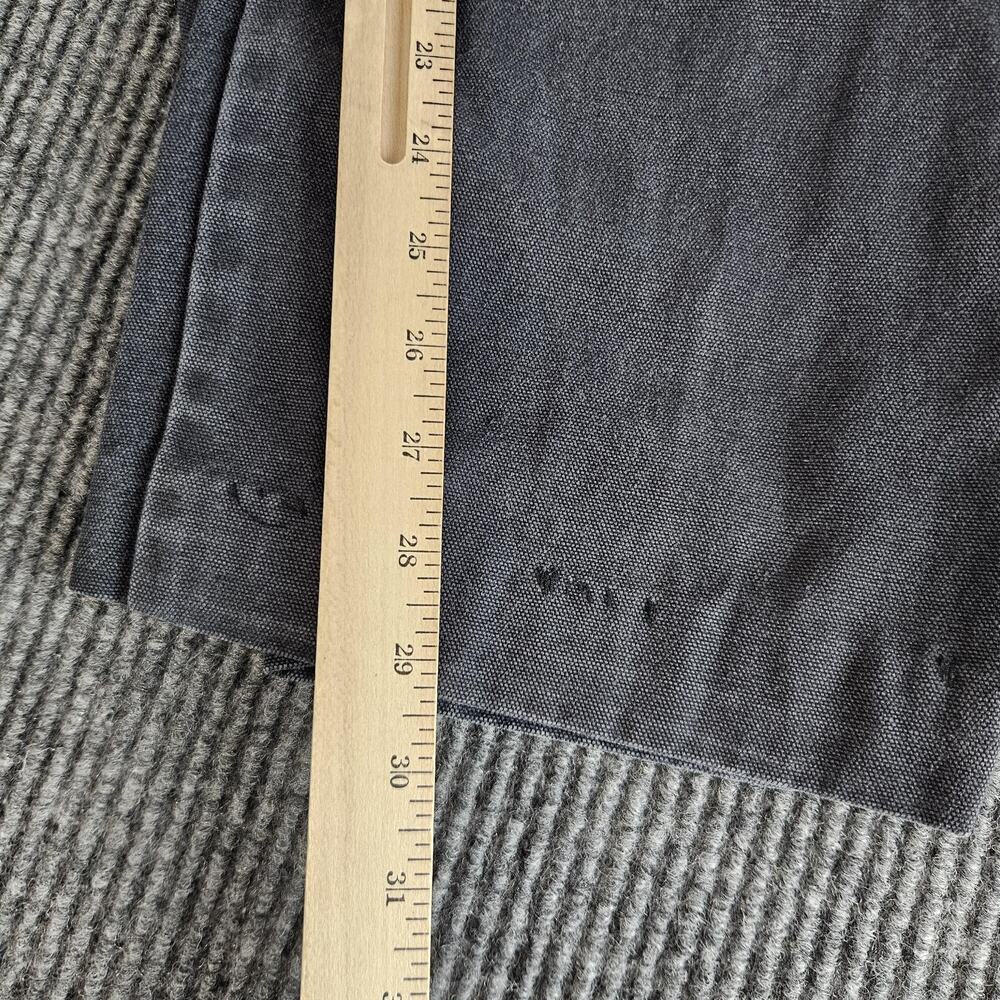 Dickies Carpenter Pants Mens 44 x 30 Gray Denim Workwear Utility Pocket Hammer - Picture 8 of 12